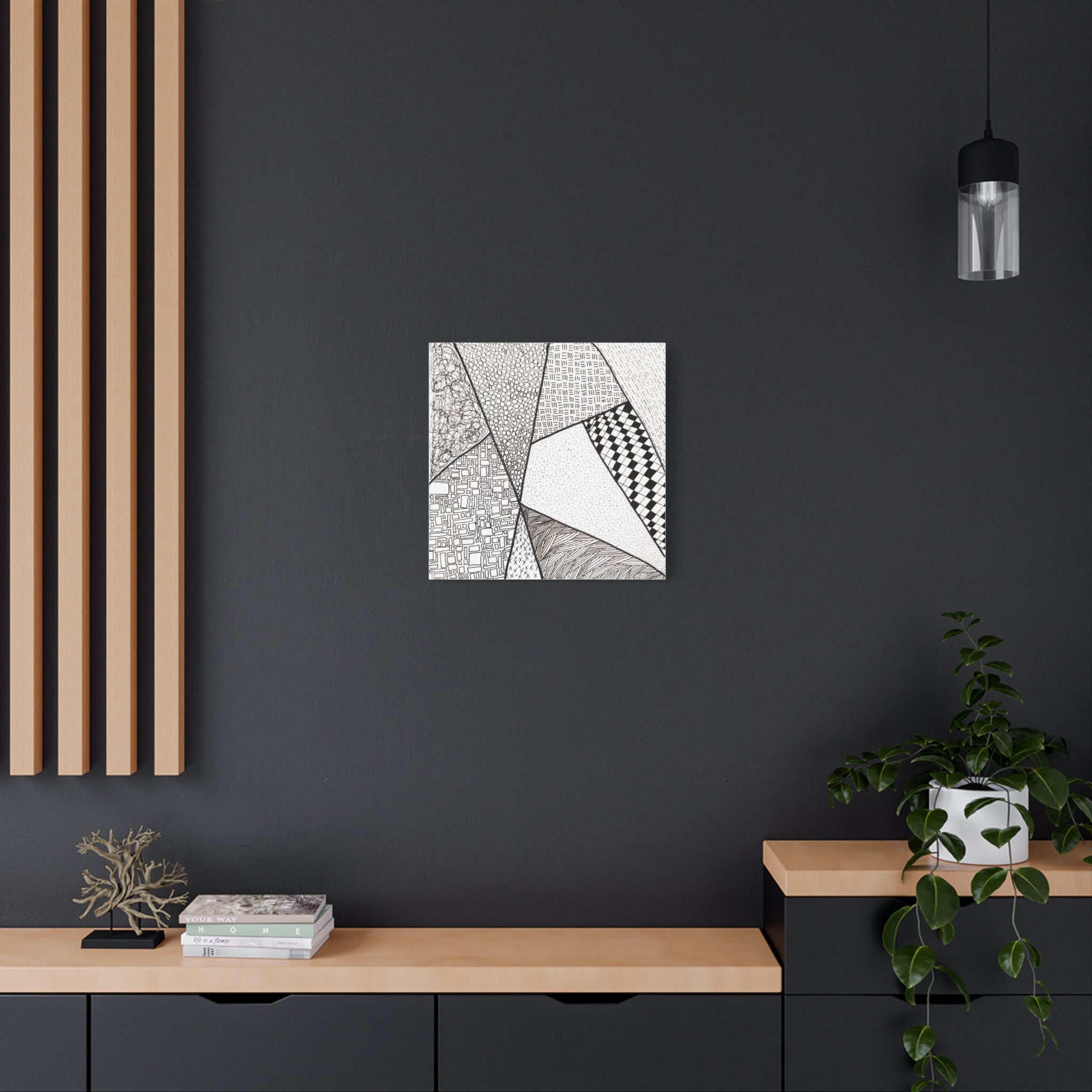Artwork - Composition 3 - Matte Canvas, Stretched, 1.25"