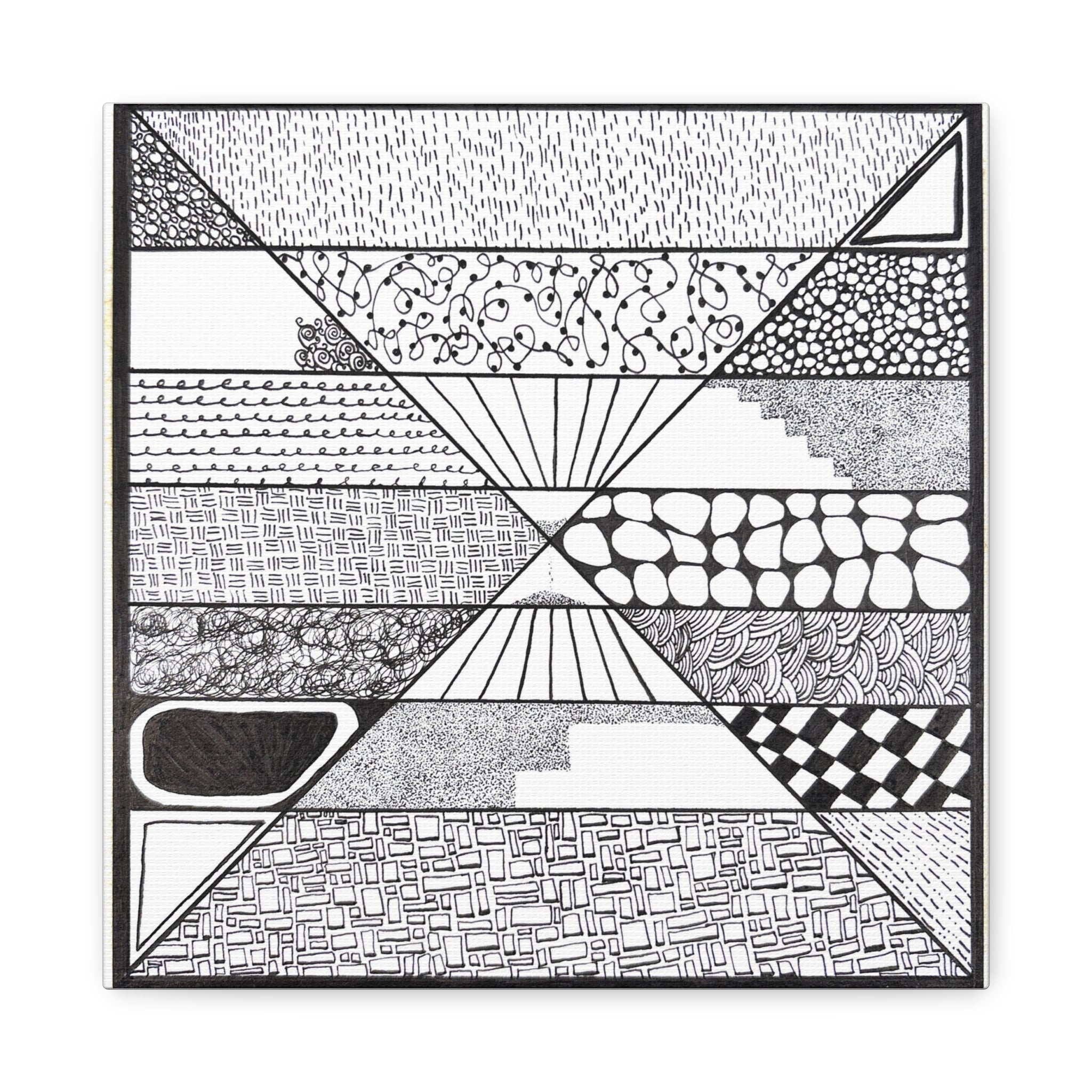 Artwork - Composition 4 - Matte Canvas, Stretched, 1.25"