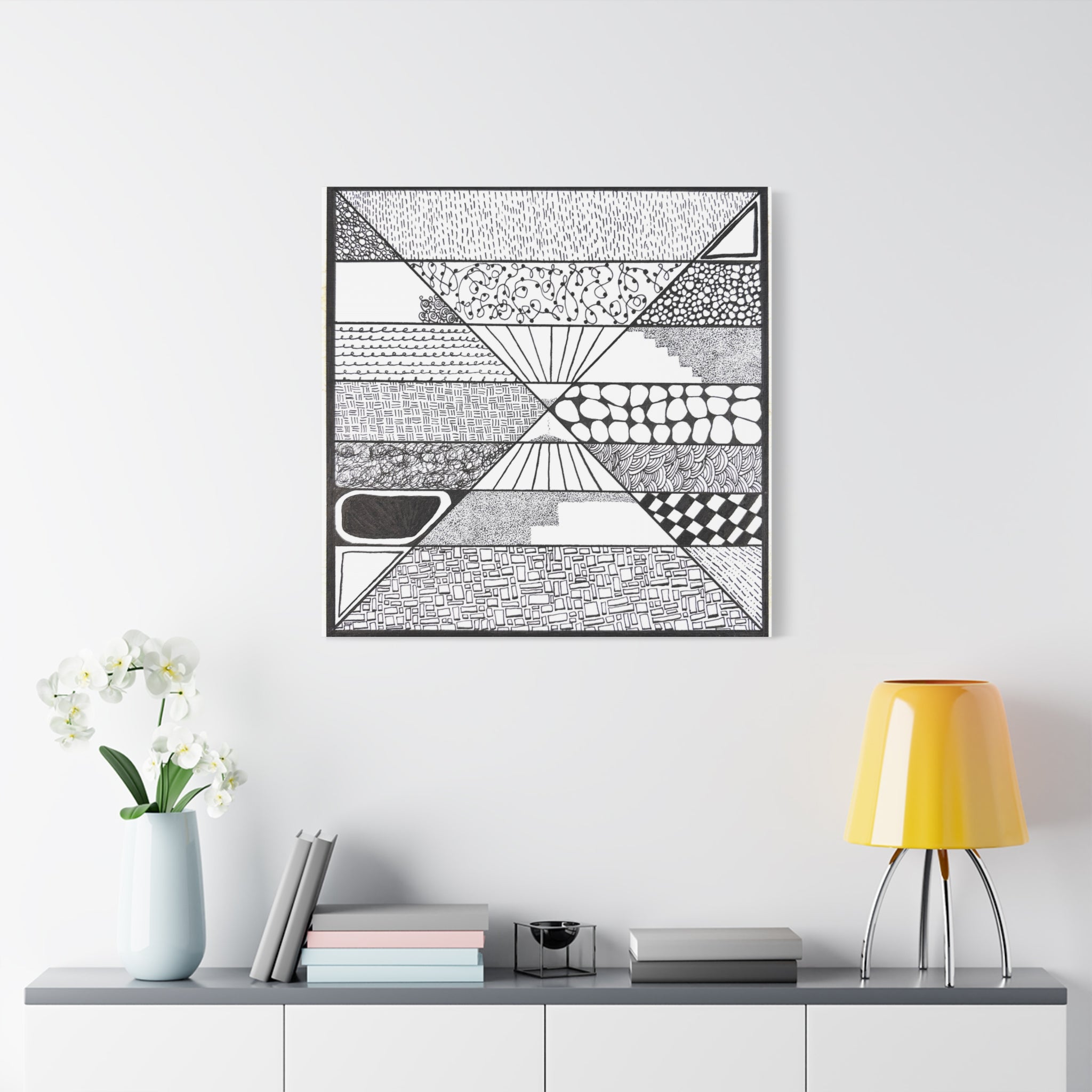 Artwork - Composition 4 - Matte Canvas, Stretched, 1.25"