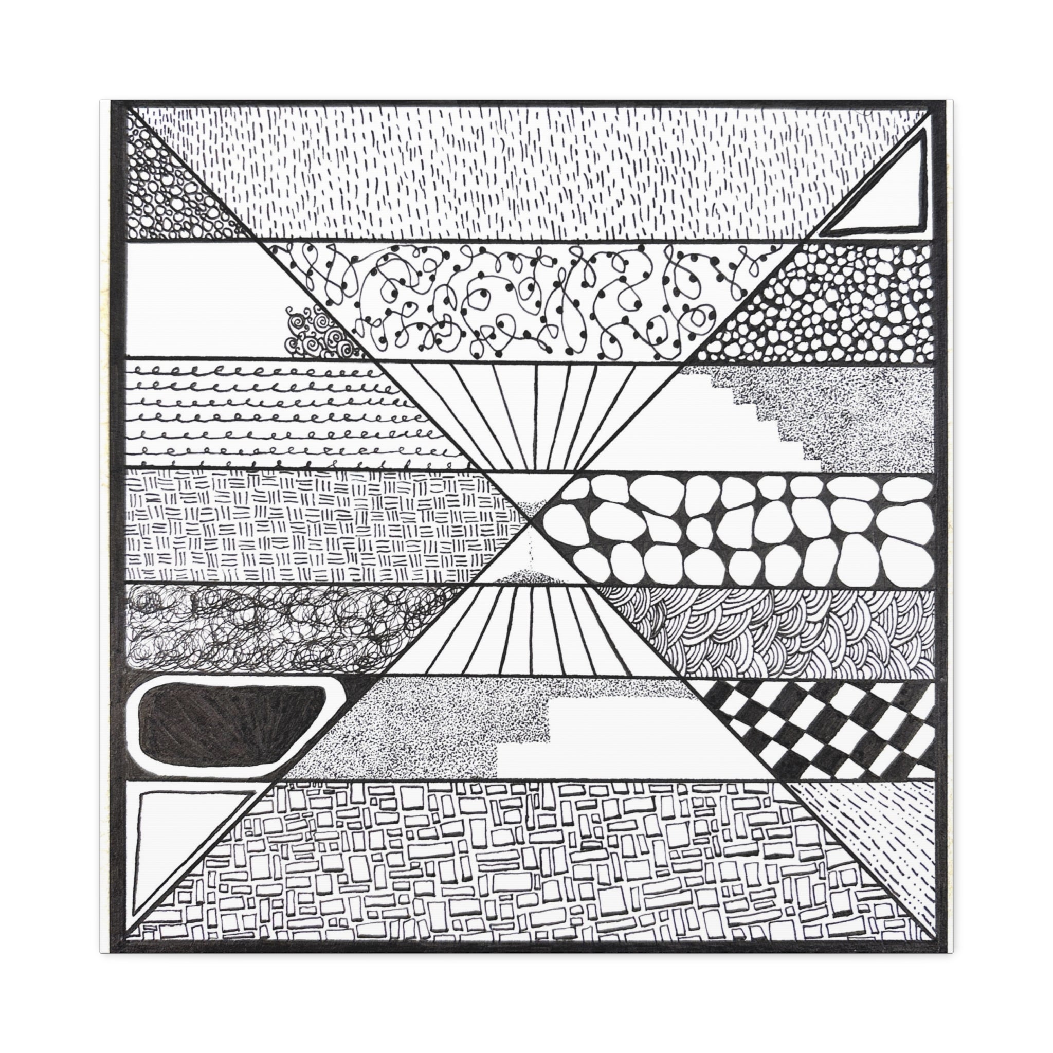 Artwork - Composition 4 - Matte Canvas, Stretched, 1.25"
