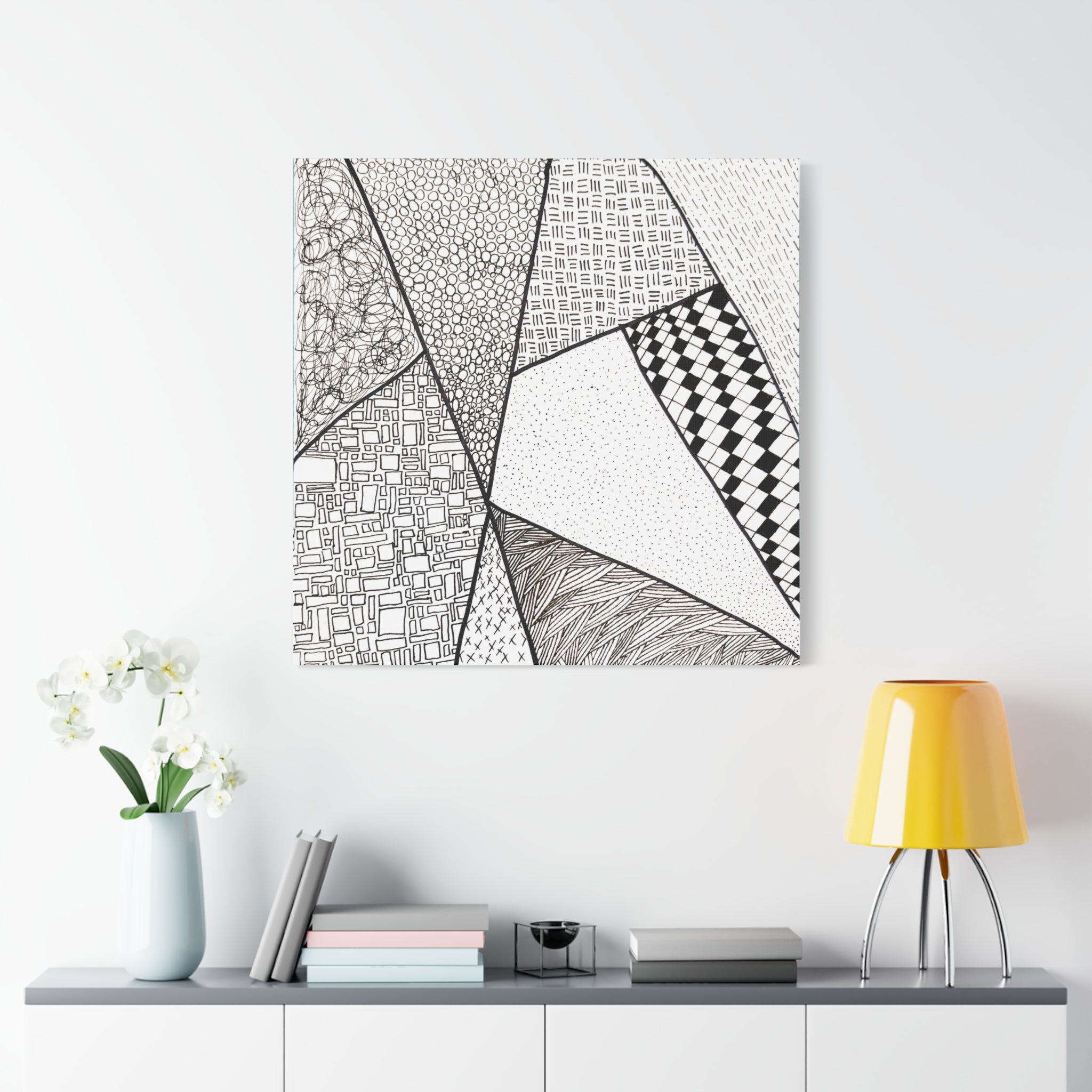 Artwork - Composition 3 - Matte Canvas, Stretched, 1.25"