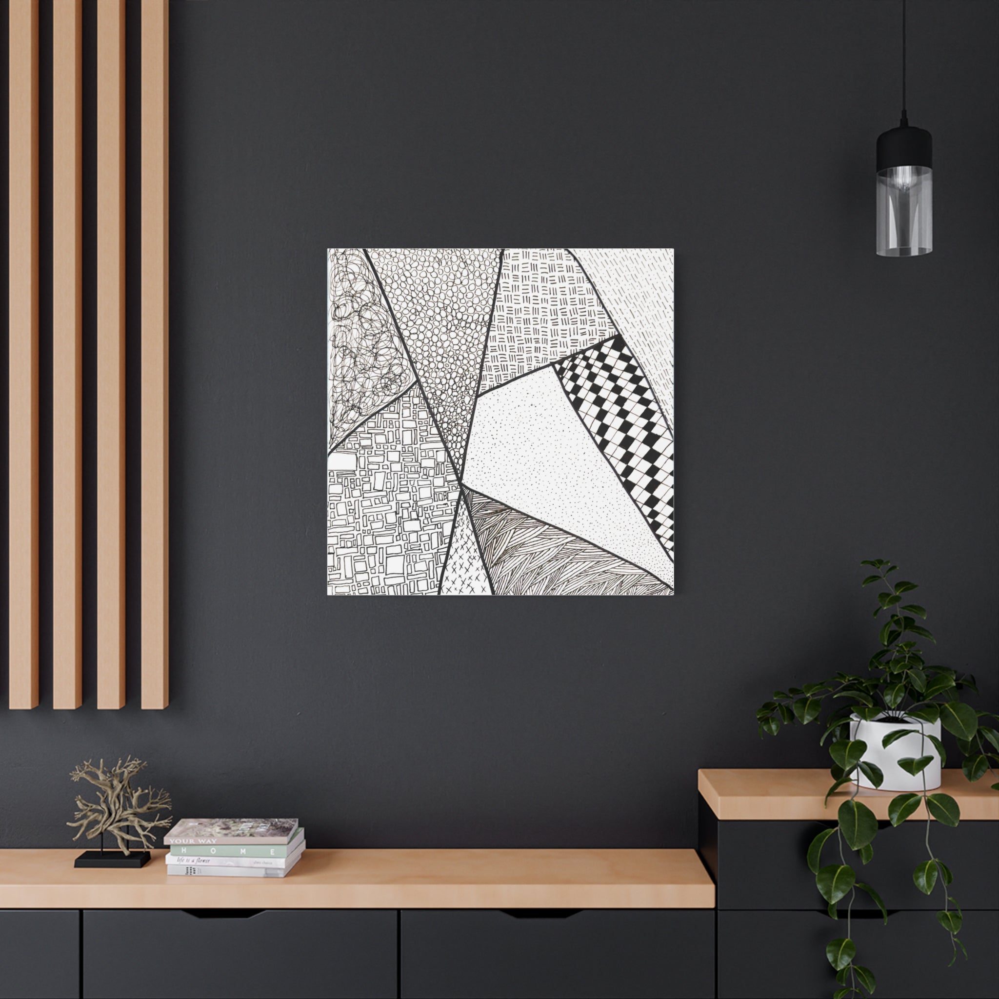Artwork - Composition 3 - Matte Canvas, Stretched, 1.25"