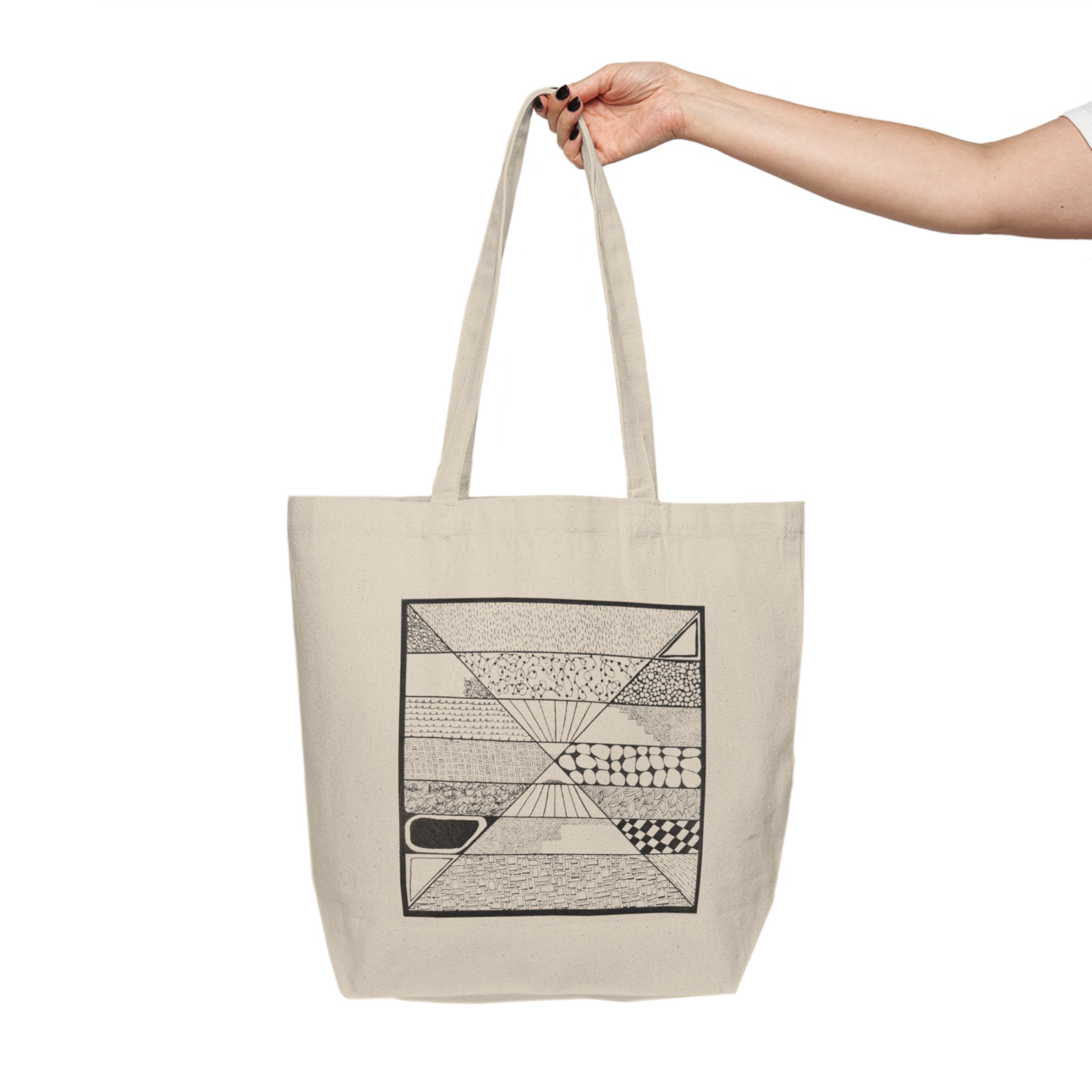 Composition 4 - Canvas Shopping Tote
