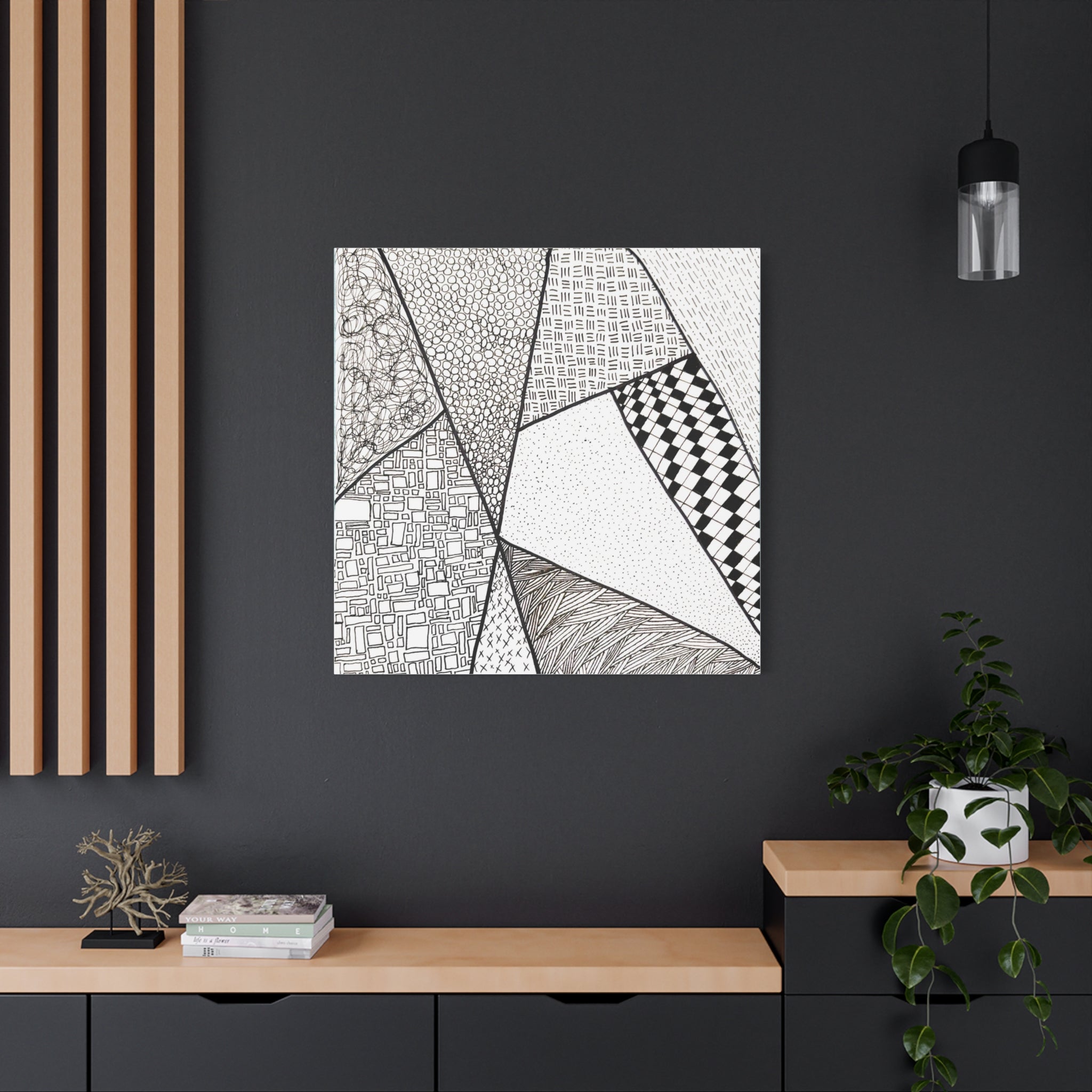 Artwork - Composition 3 - Matte Canvas, Stretched, 1.25"