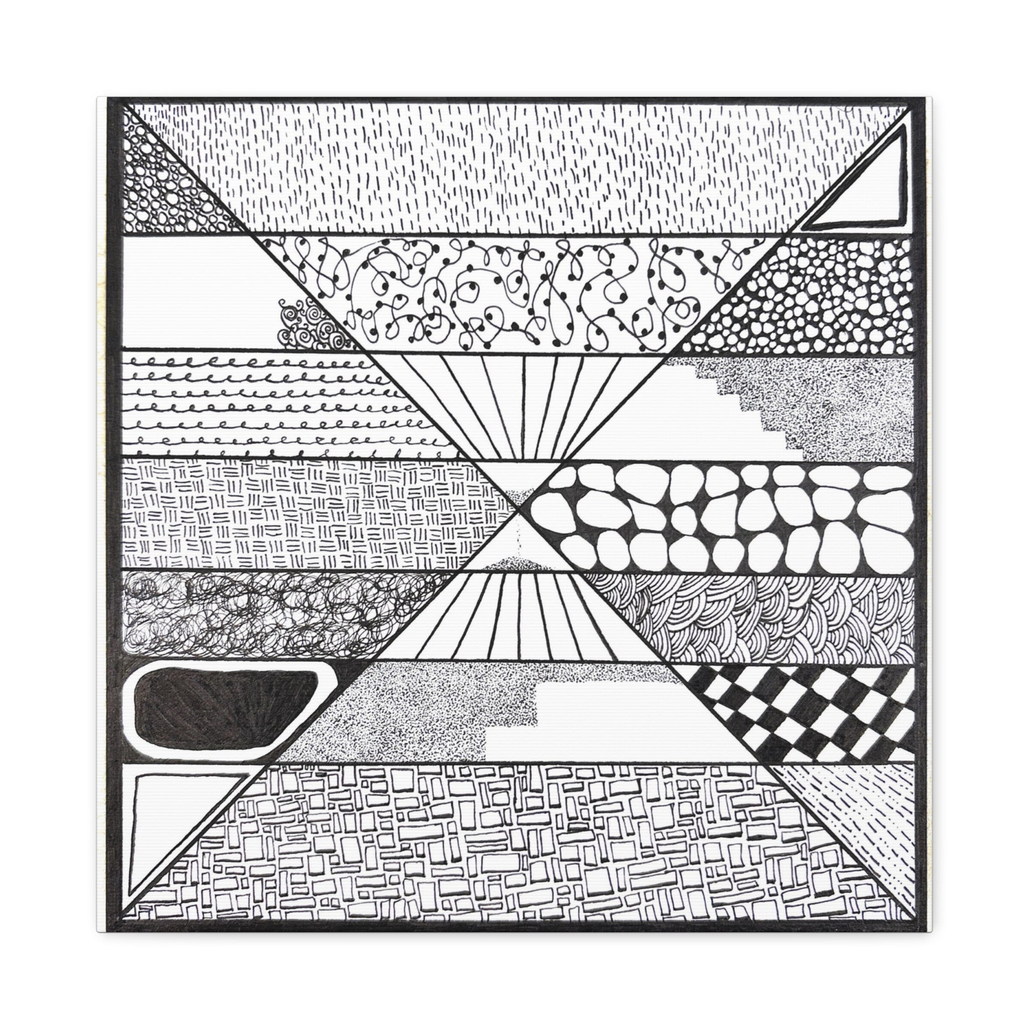 Artwork - Composition 4 - Matte Canvas, Stretched, 1.25"