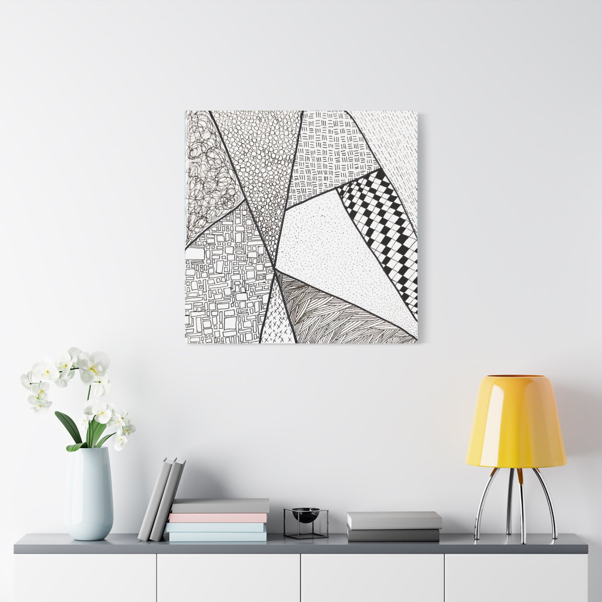 Artwork - Composition 3 - Matte Canvas, Stretched, 1.25"