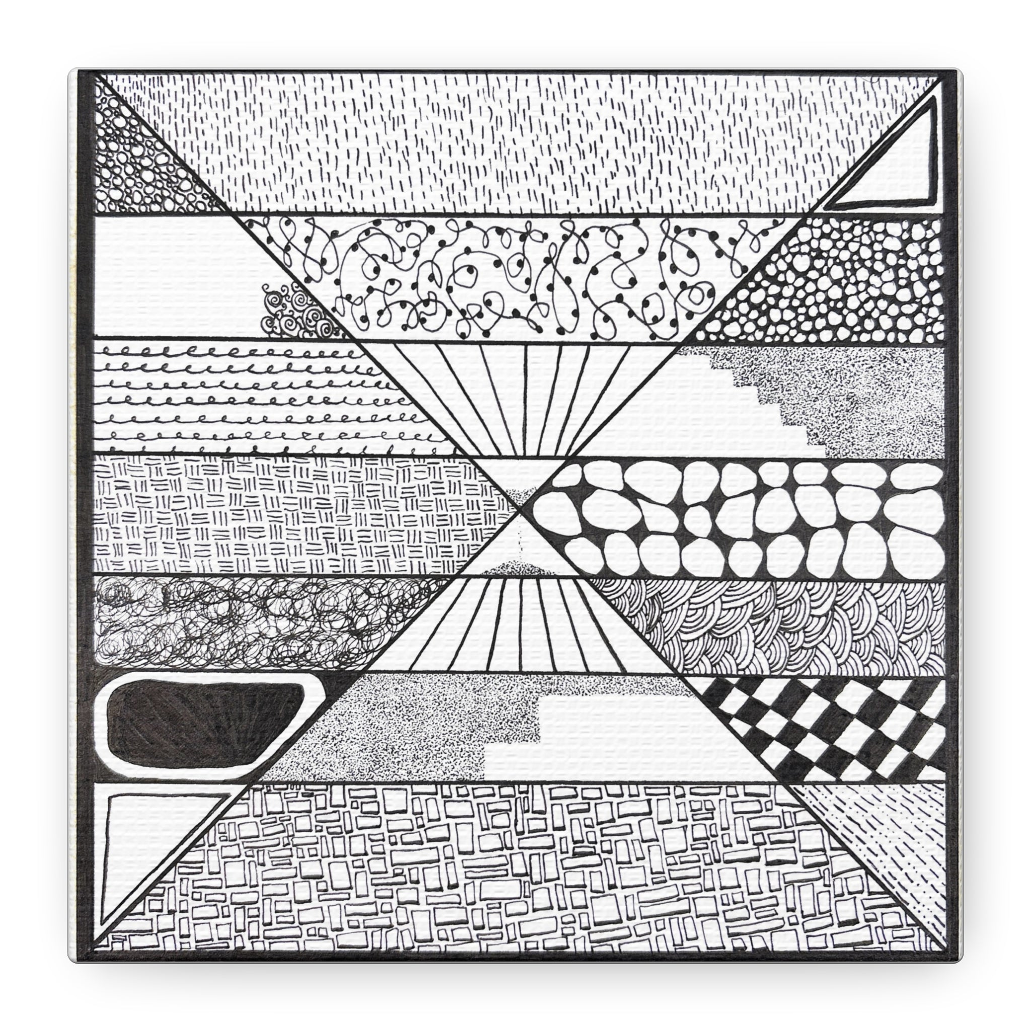 Artwork - Composition 4 - Matte Canvas, Stretched, 1.25"