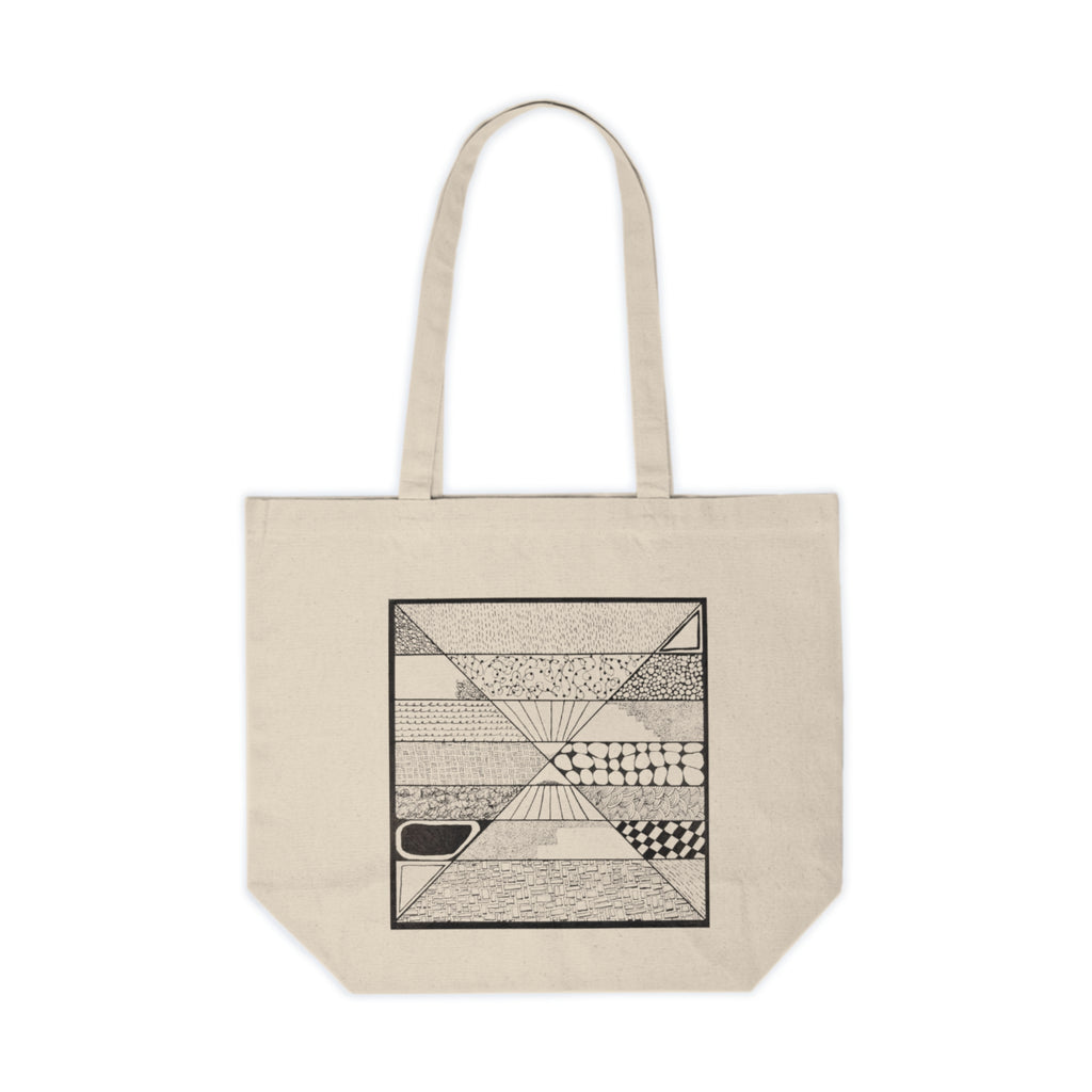 Composition 4 - Canvas Shopping Tote