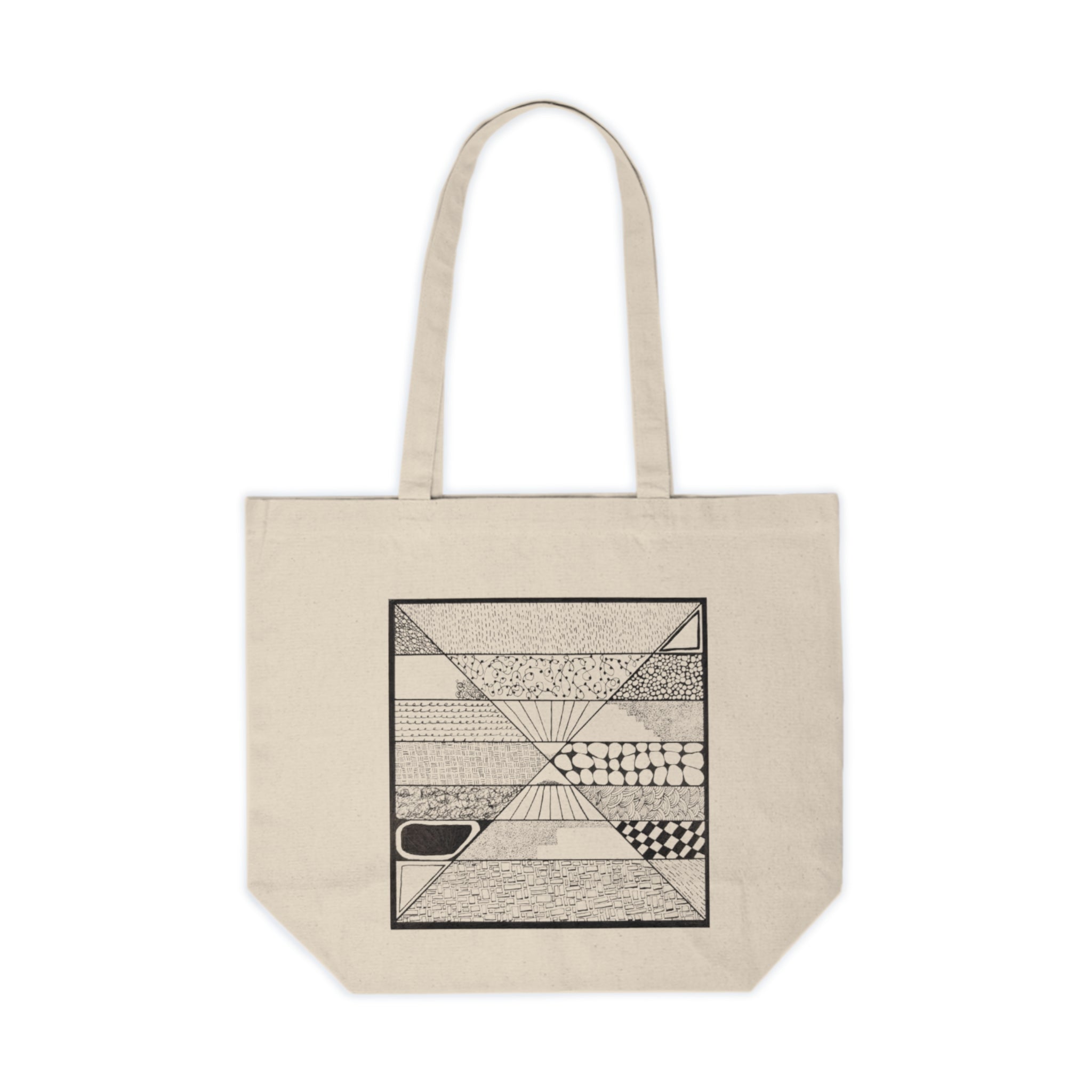 Composition 4 - Canvas Shopping Tote