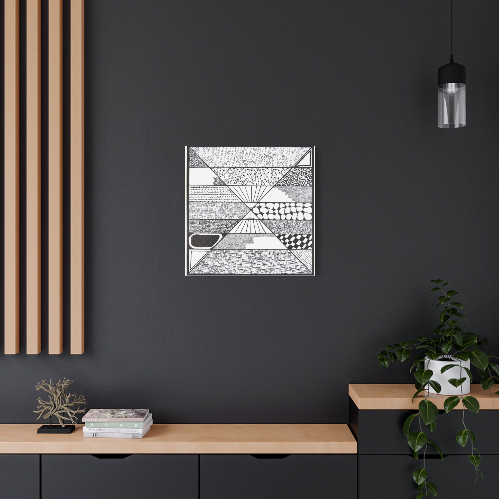 Artwork - Composition 4 - Matte Canvas, Stretched, 1.25"