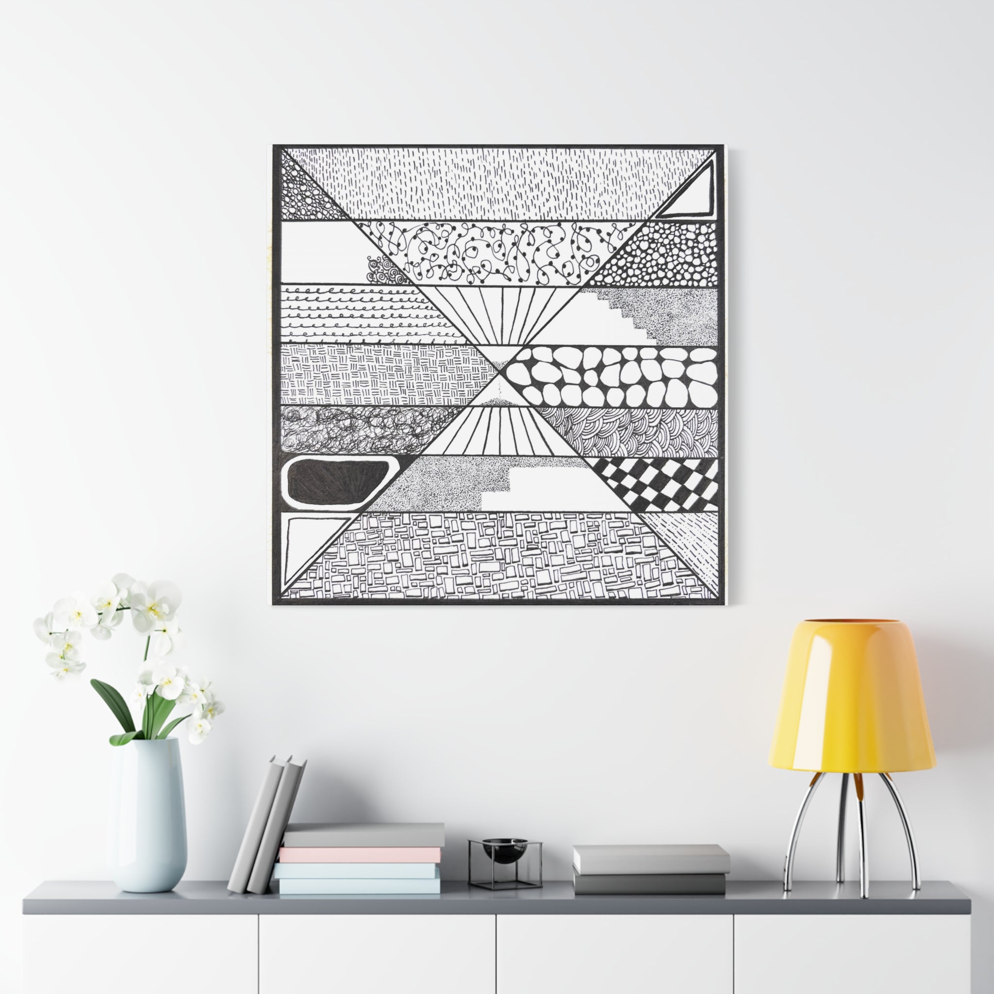 Artwork - Composition 4 - Matte Canvas, Stretched, 1.25"