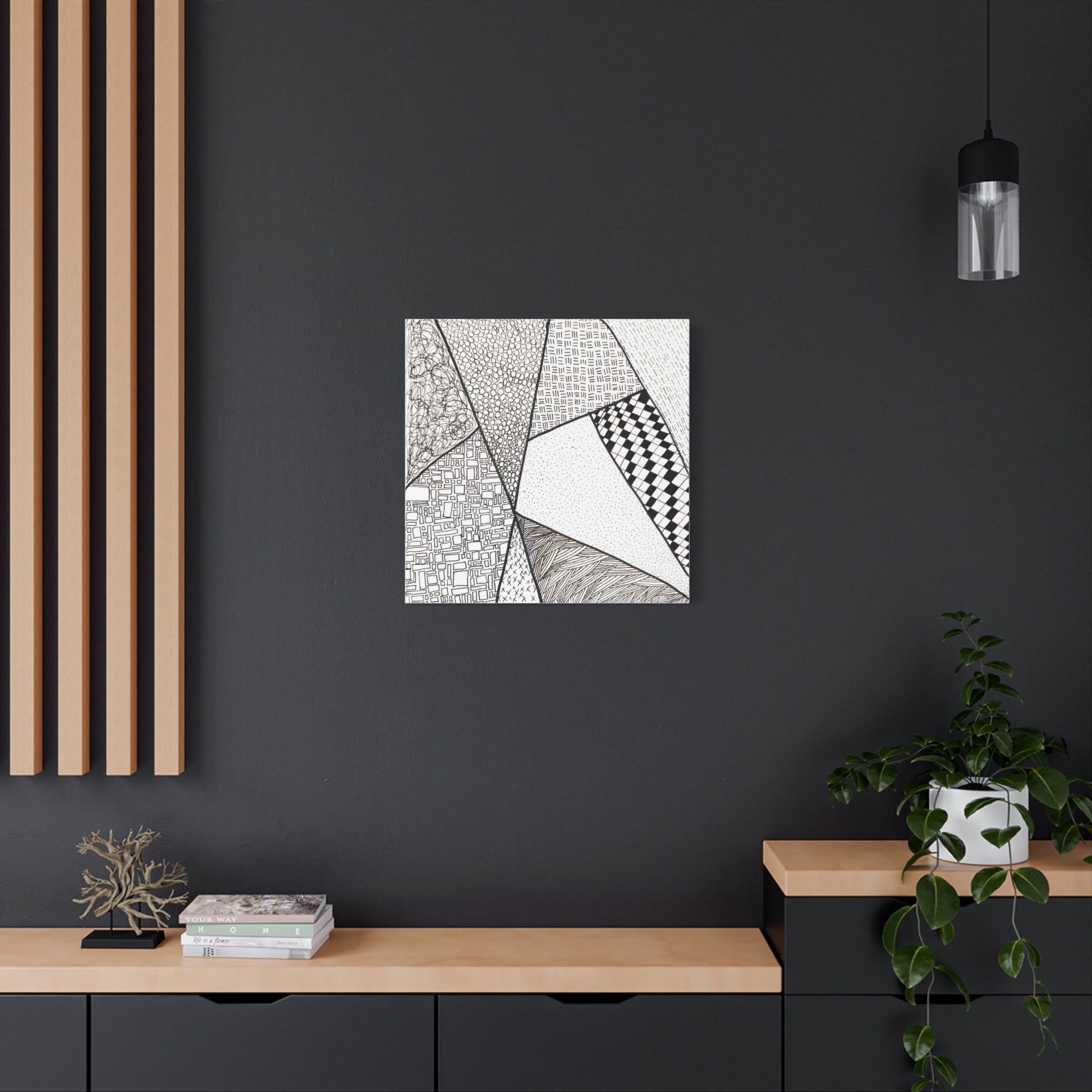 Artwork - Composition 3 - Matte Canvas, Stretched, 1.25"