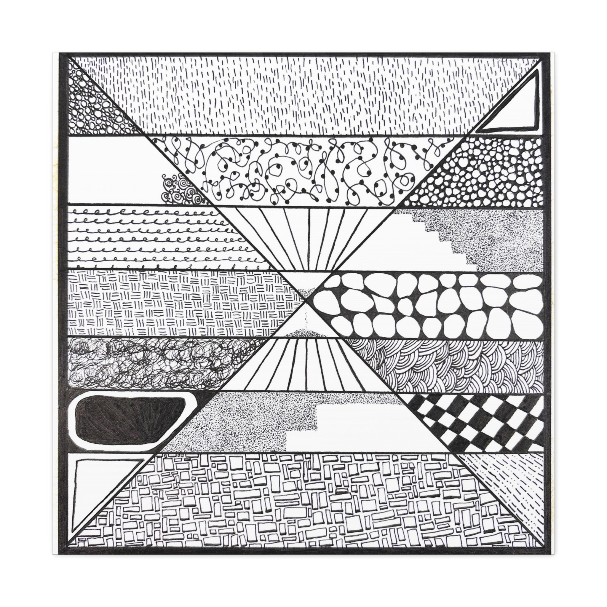 Artwork - Composition 4 - Matte Canvas, Stretched, 1.25"