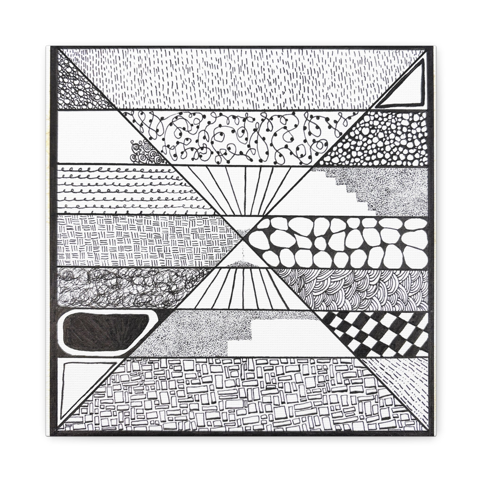 Artwork - Composition 4 - Matte Canvas, Stretched, 1.25"